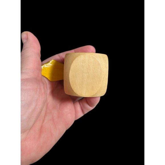 6 Vtg NOS Napkin Rings Tropical Colorful Parrot Wooden Hand Painted I Magnin - Picture 8 of 8